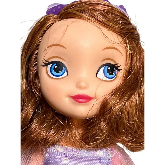 Sofia The First Mini Princess Doll In Purple Dress By Mattel 2012 - Picture 2 of 8